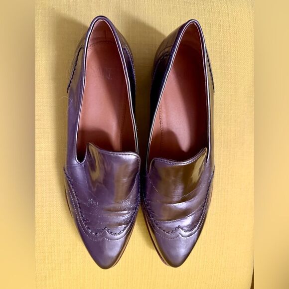 SARTO By Franco Sarto Shoes - Silver/platinum women’s Sarto Leather Loafers